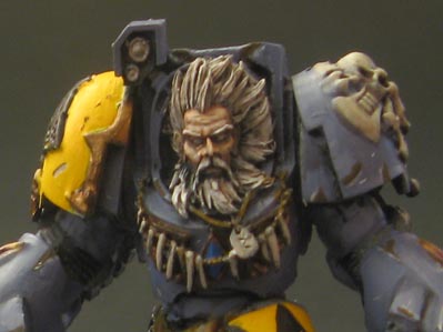 Figurine space wolf